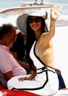 Nicole Scherzinger Hot Candids on yacht in Monte Carlo